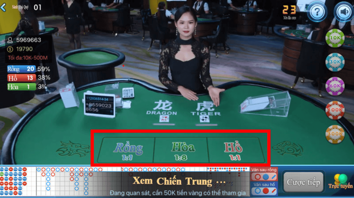 Sức hút của Live Casino Go88